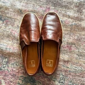 Frye Ivy Slip-On Sneakers | Cognac Leather | Women’s Size 7